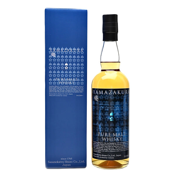 ウイスキー YAMAZAKURA PURE MALT WHISKY 700ml Sasanokawa Yamazakura Pure Malt Whisky - 700ml – Woodstock Singapore
