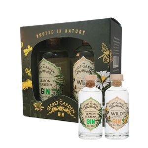 Secret Garden Distillery: Secret Garden 2x 20cl Traditional Gin Gift Pack with Wild and Lemon Verbena Gin