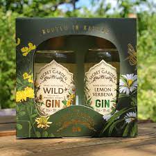 Secret Garden Distillery: Secret Garden 2x 20cl Traditional Gin Gift Pack with Wild and Lemon Verbena Gin